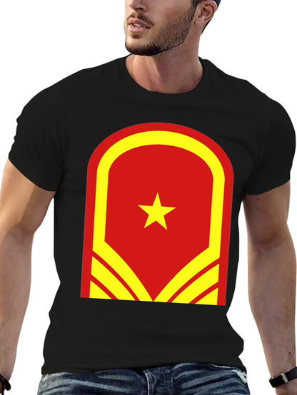 Vietnam Flag Graphic Tee - Unisex Black T-Shirt