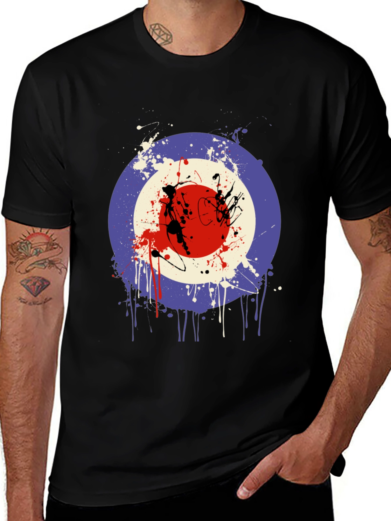 Target Splash Tee - Stylish Graphic T-Shirt