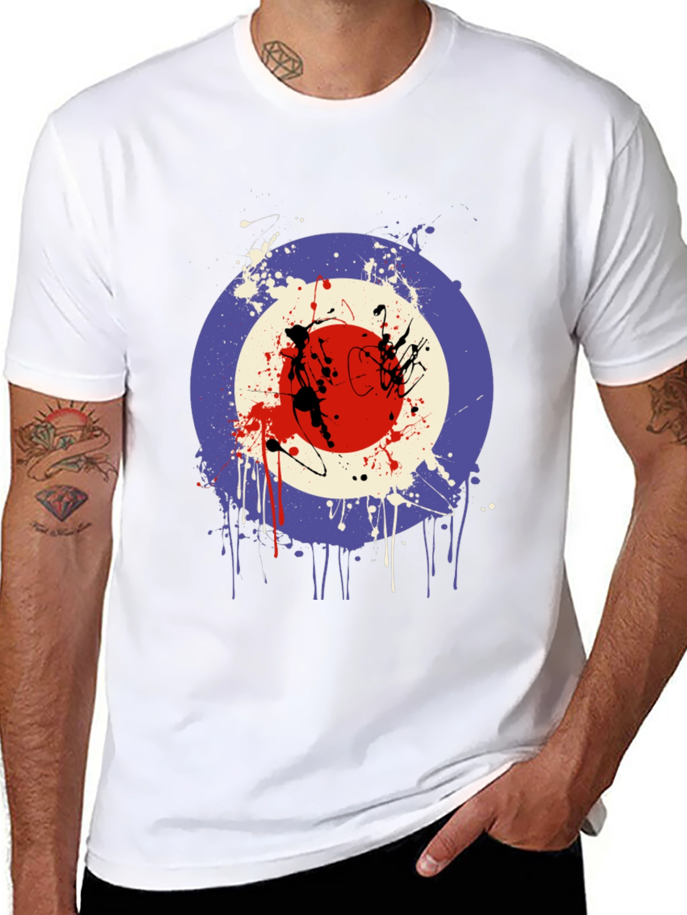 Target Splash Tee - Stylish Graphic T-Shirt