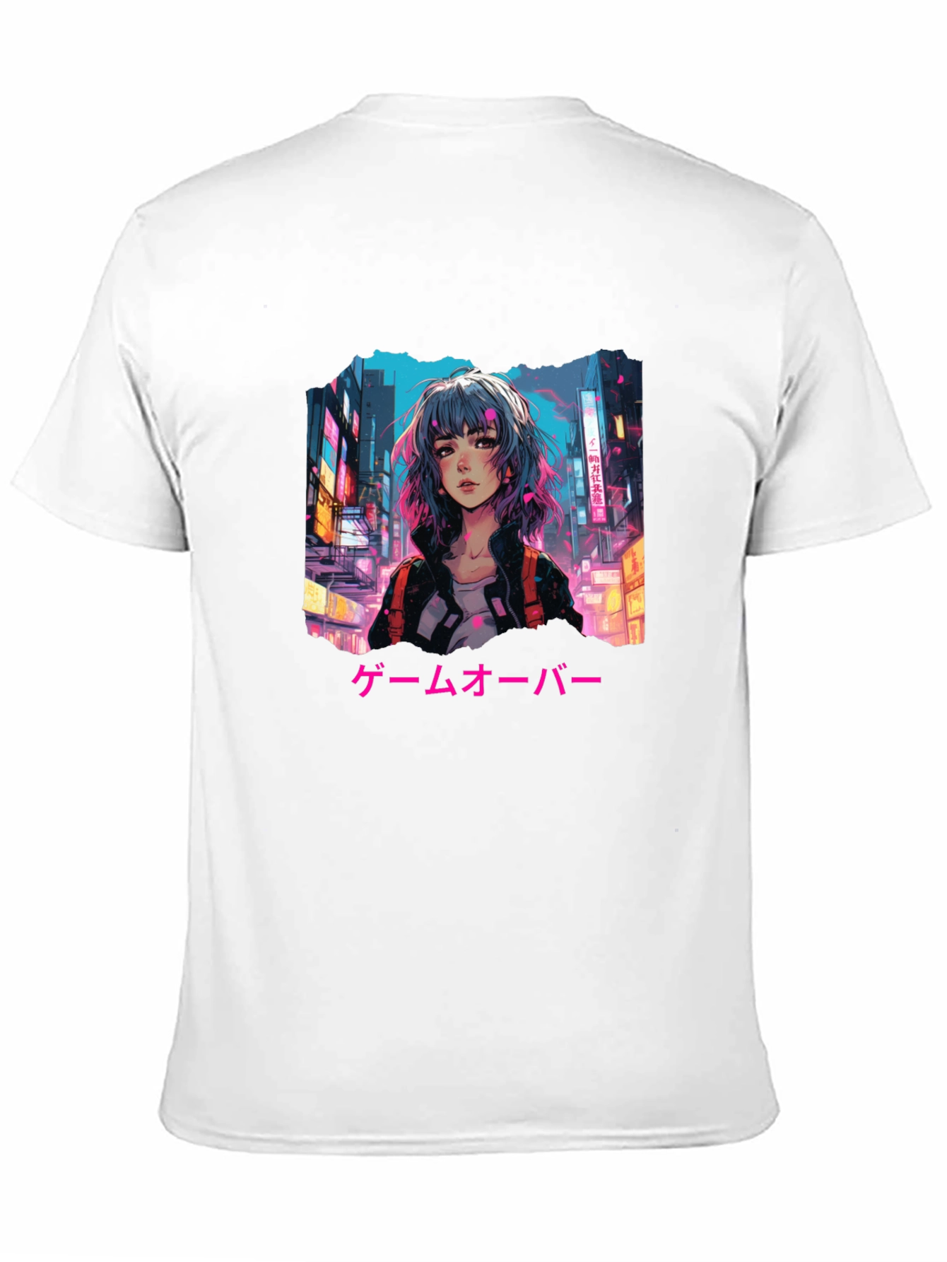 Anime Girl Game Over T-Shirt