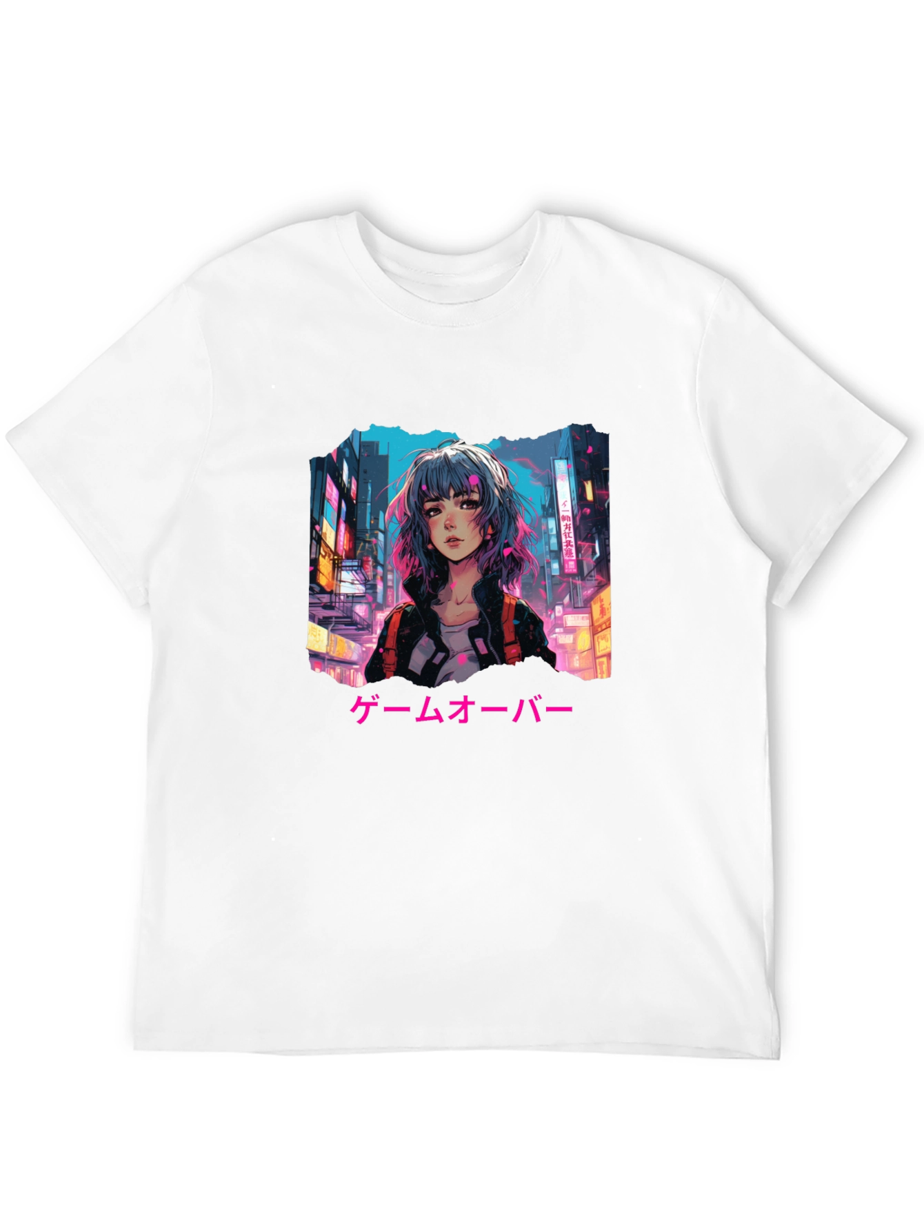 Anime Girl Game Over T-Shirt