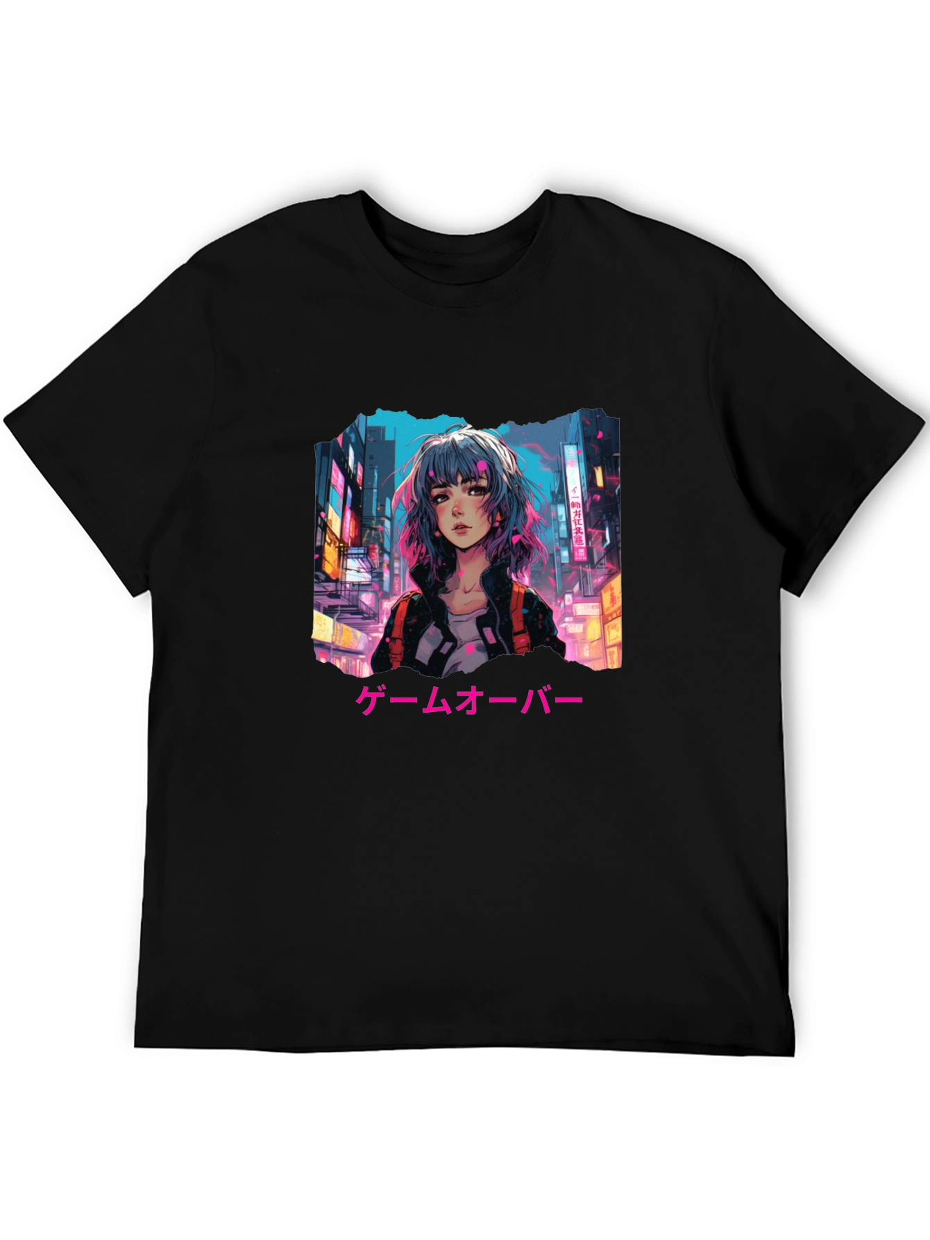 Anime Girl Game Over T-Shirt