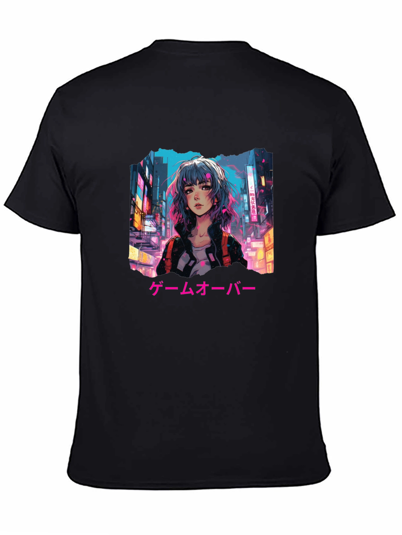 Anime Girl Game Over T-Shirt