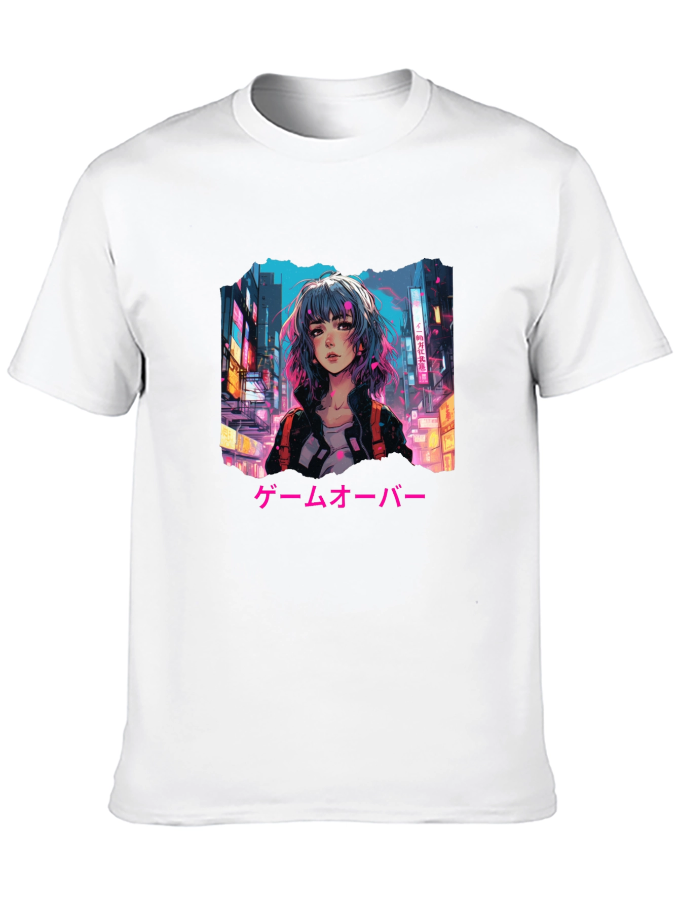 Anime Girl Game Over T-Shirt