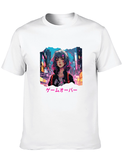 Anime Girl Game Over T-Shirt