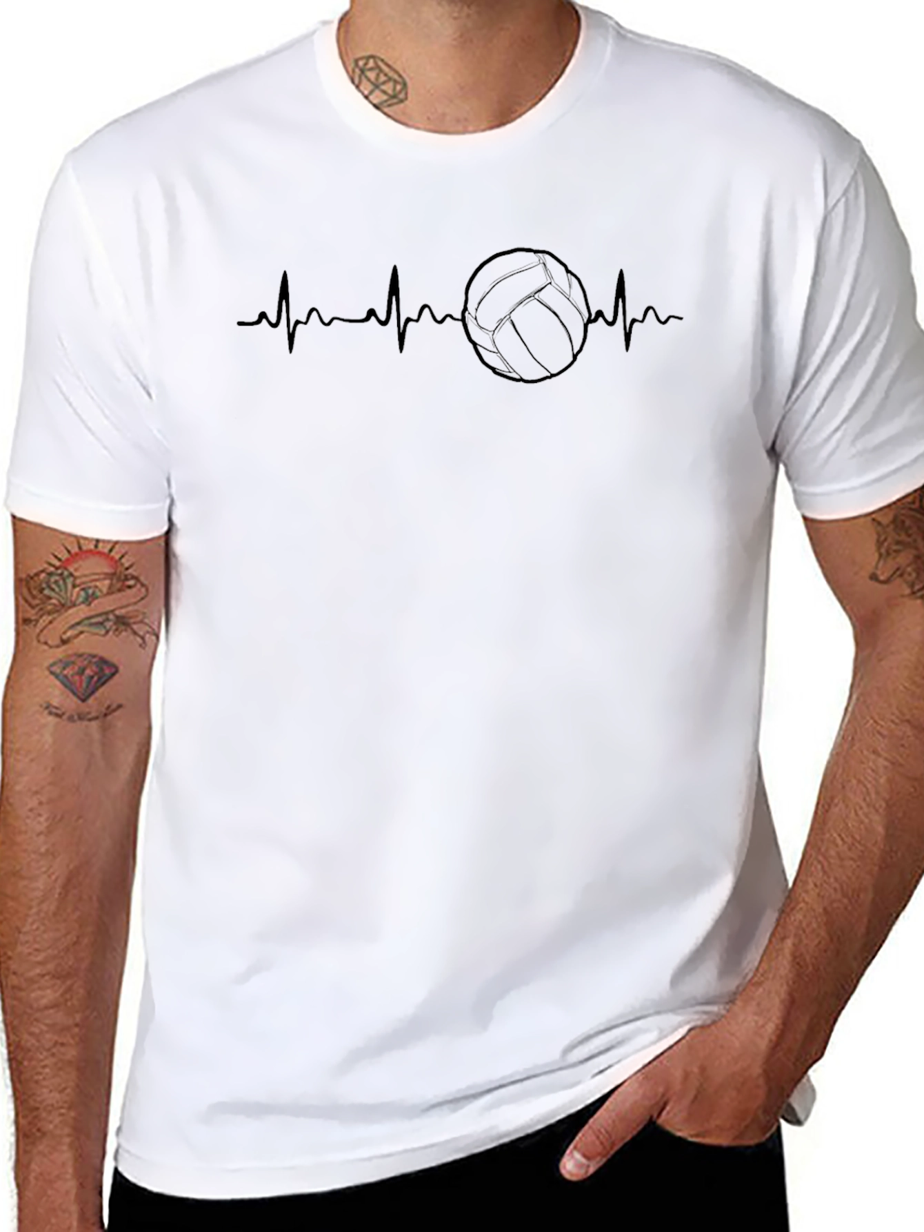Volleyball Heartbeat T-Shirt
