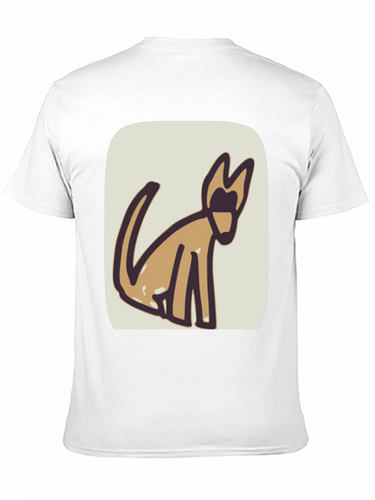 Abstract Dog Graphic Tee - Stylish & Unique