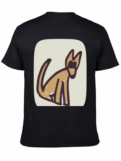 Abstract Dog Graphic Tee - Stylish & Unique