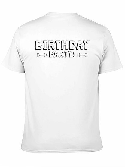 Birthday Party Graphic Tee - Black