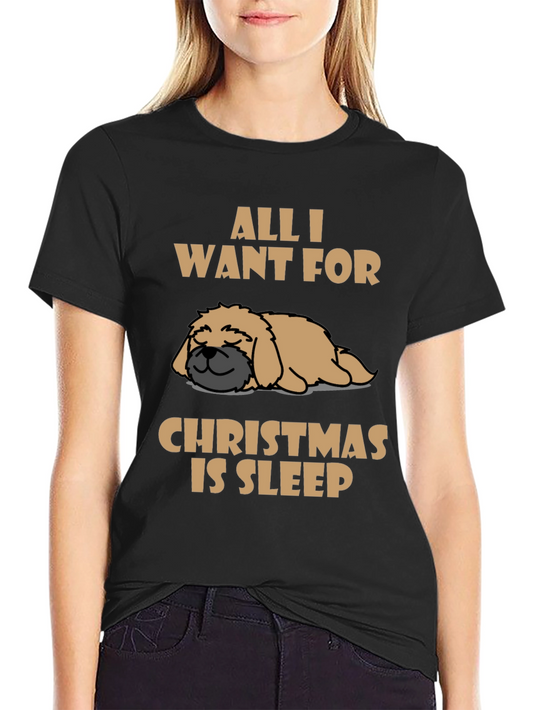 All I Want for Christmas is Sleep T-Shirt