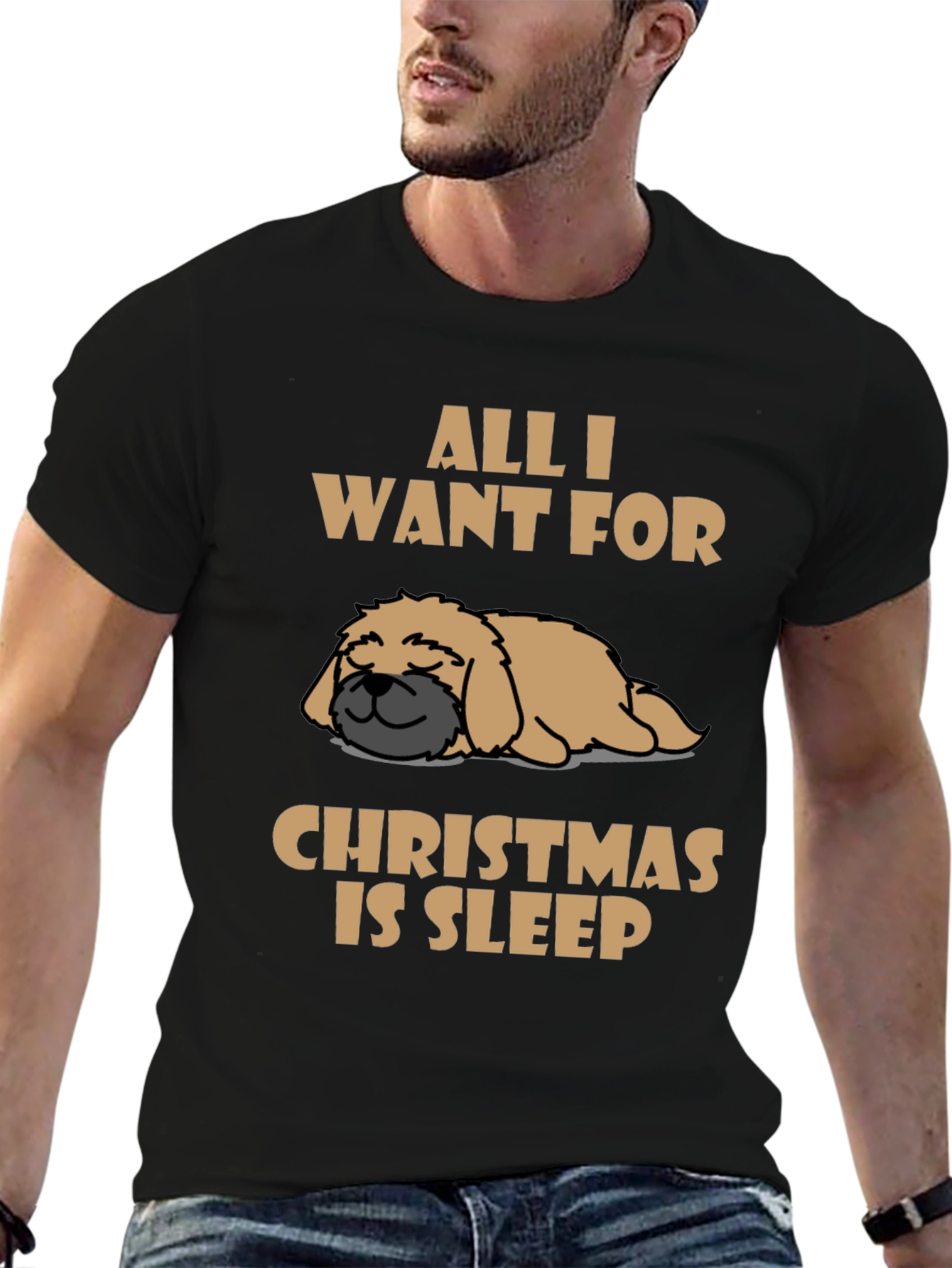 All I Want for Christmas is Sleep T-Shirt