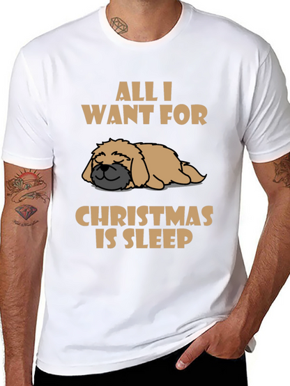 All I Want for Christmas is Sleep T-Shirt