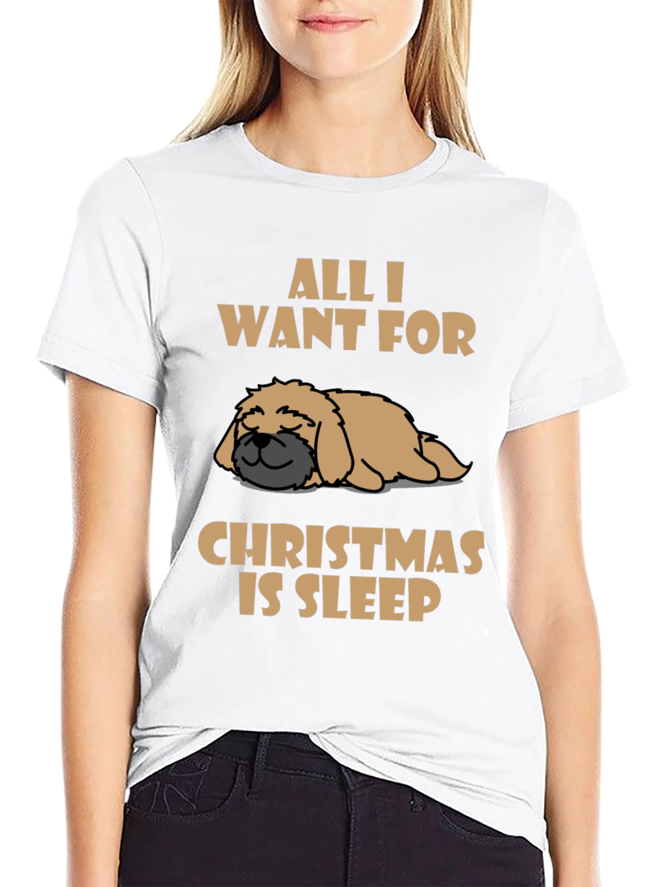 All I Want for Christmas is Sleep T-Shirt