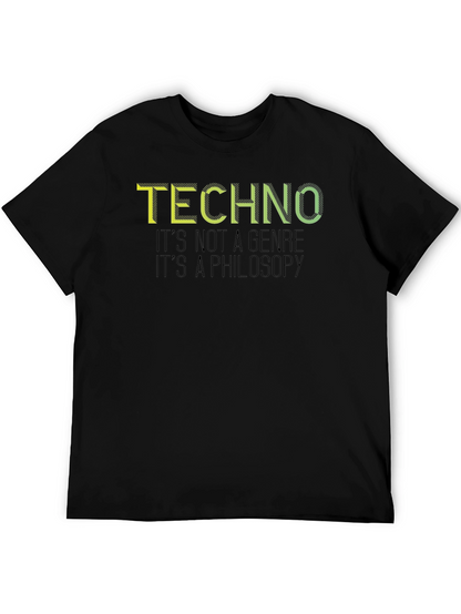 Techno Philosophy T-Shirt - Music Lover Tee