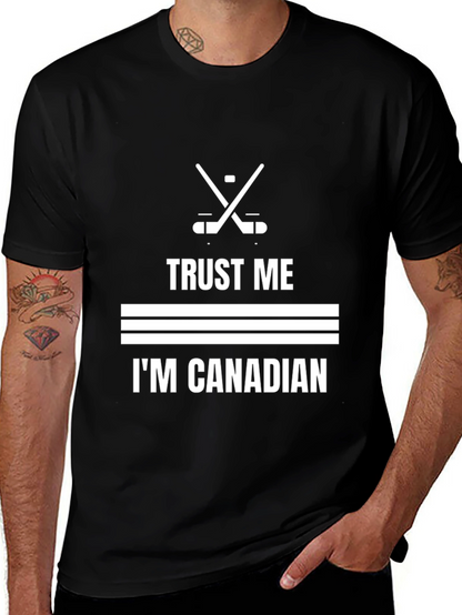 Trust Me Im Canadian Hockey T-Shirt