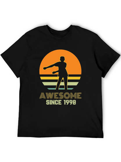 Awesome Since 1998 Black Graphic Tee