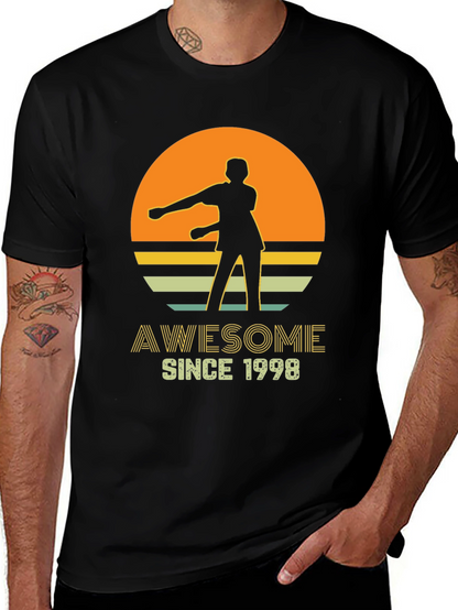 Awesome Since 1998 Black Graphic Tee