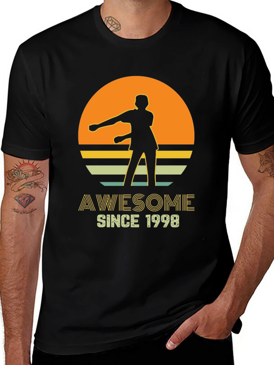 Awesome Since 1998 Black Graphic Tee