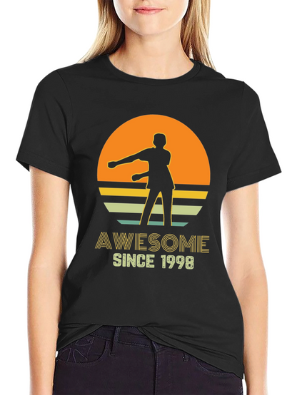 Awesome Since 1998 Black Graphic Tee