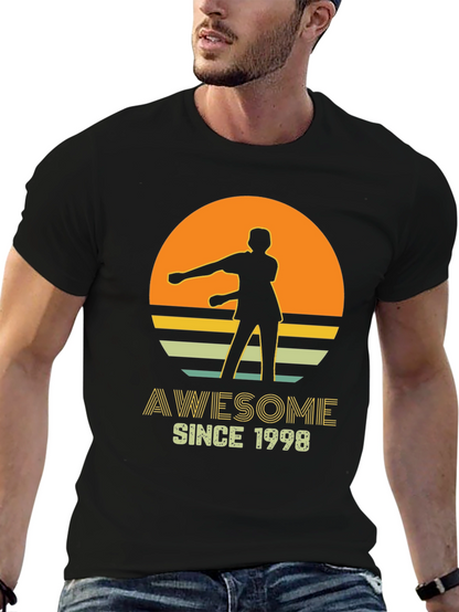 Awesome Since 1998 Black Graphic Tee