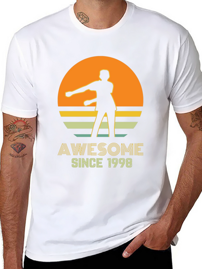 Awesome Since 1998 Black Graphic Tee