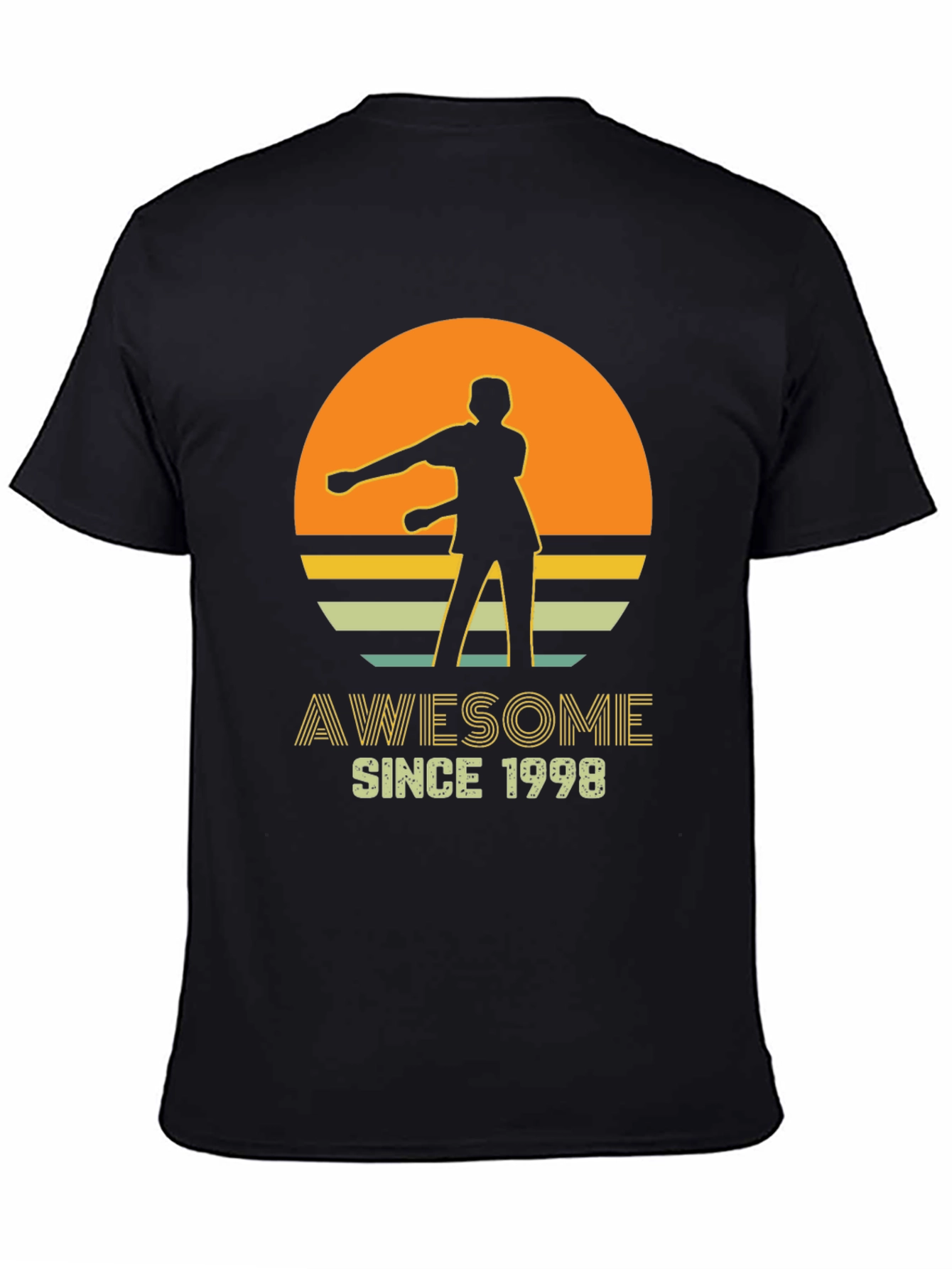 Awesome Since 1998 Black Graphic Tee
