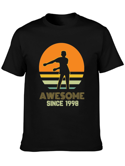 Awesome Since 1998 Black Graphic Tee