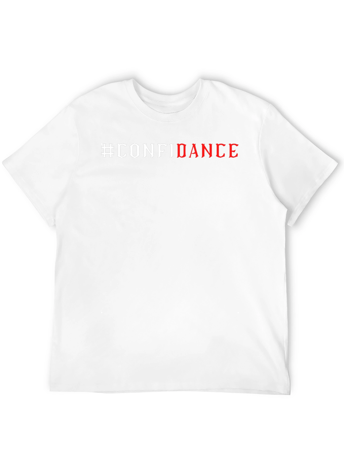 #Confidence Graphic Print Short Sleeve T-Shirt