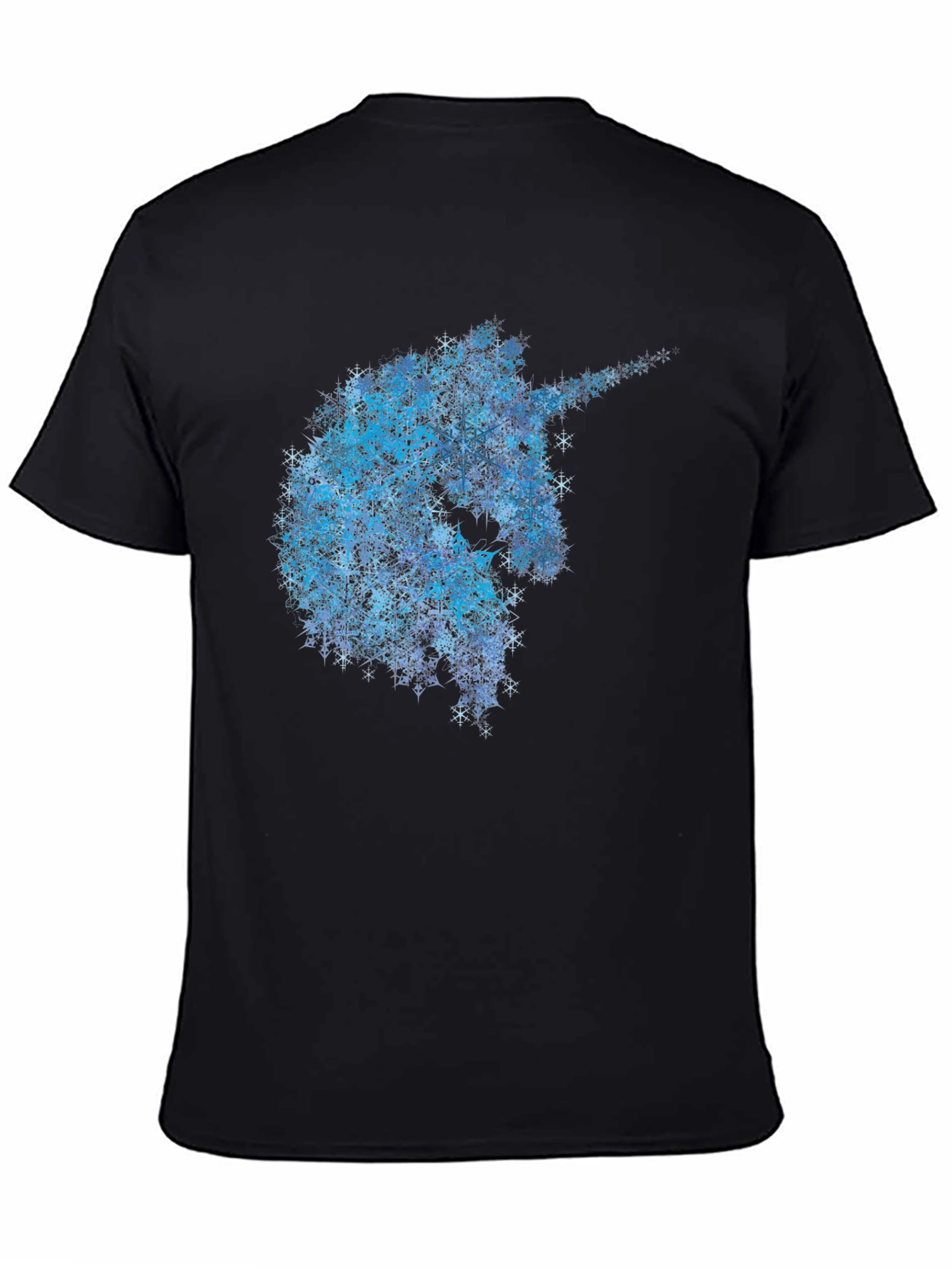 Unicorn Snowflake T-Shirt - Black
