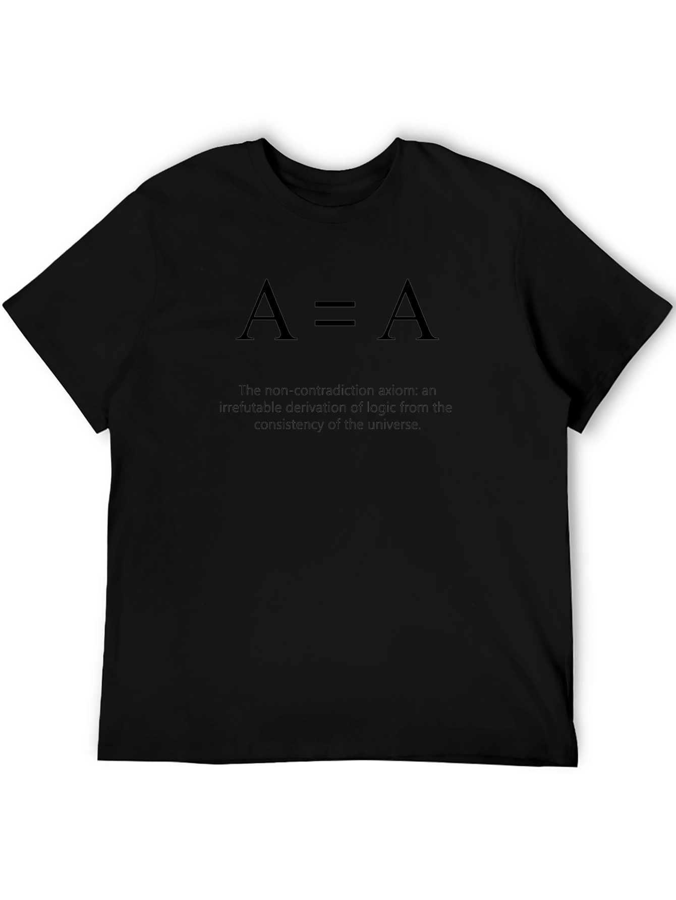 A=A Logic Axiom T-Shirt - Science Philosophy Tee