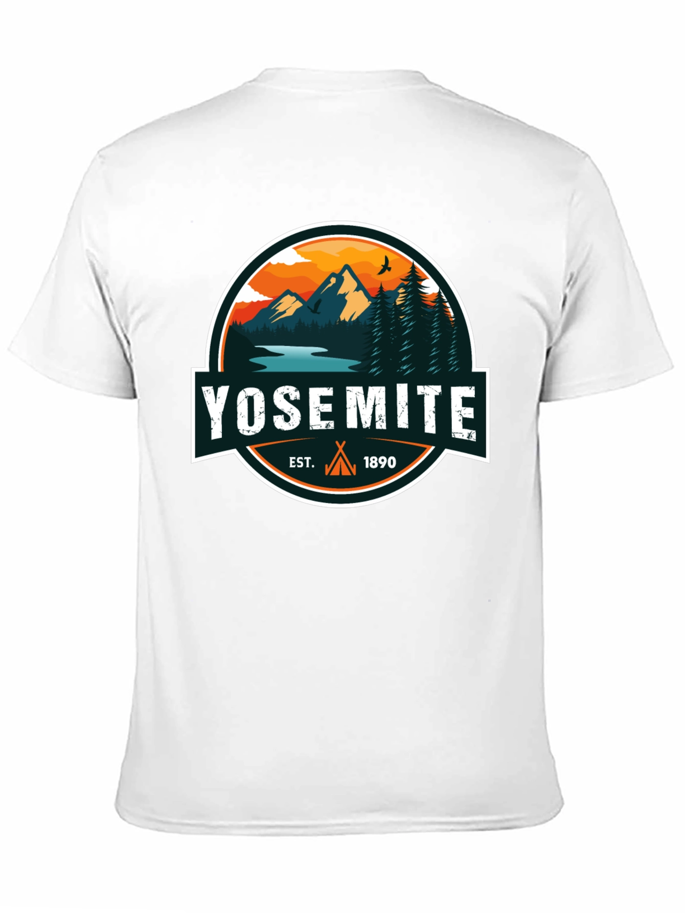 Yosemite Est. 1890 Black Graphic T-Shirt