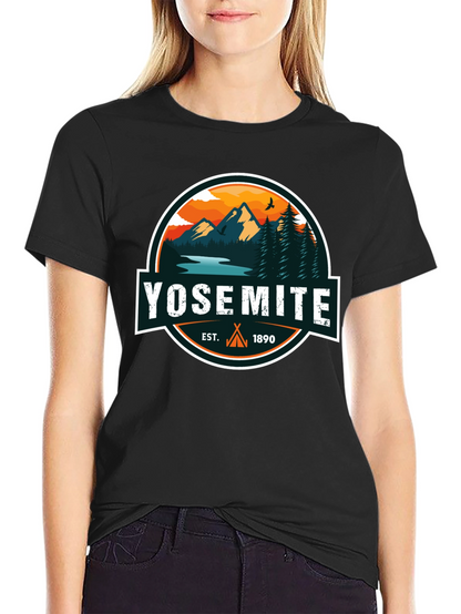 Yosemite Est. 1890 Black Graphic T-Shirt
