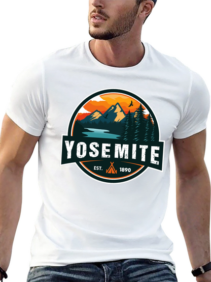 Yosemite Est. 1890 Black Graphic T-Shirt