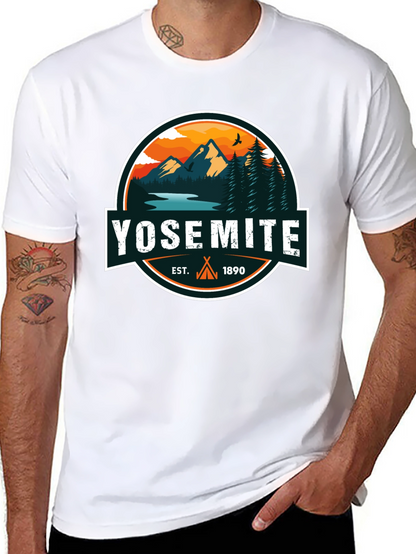 Yosemite Est. 1890 Black Graphic T-Shirt