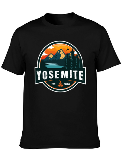 Yosemite Est. 1890 Black Graphic T-Shirt