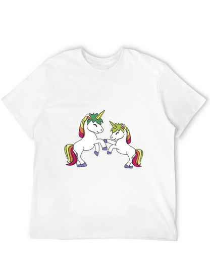 Unicorn T-Shirt - Black Cotton Blend