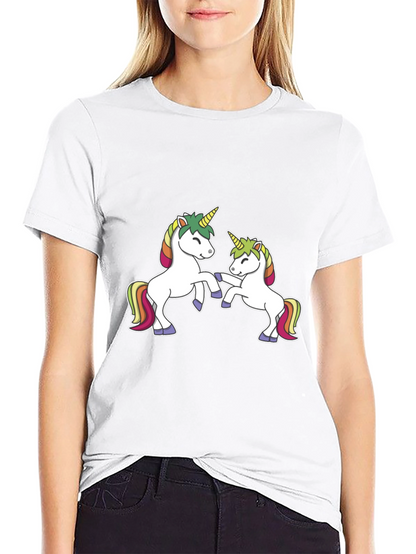 Unicorn T-Shirt - Black Cotton Blend