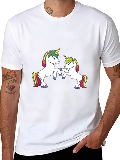 Unicorn T-Shirt - Black Cotton Blend