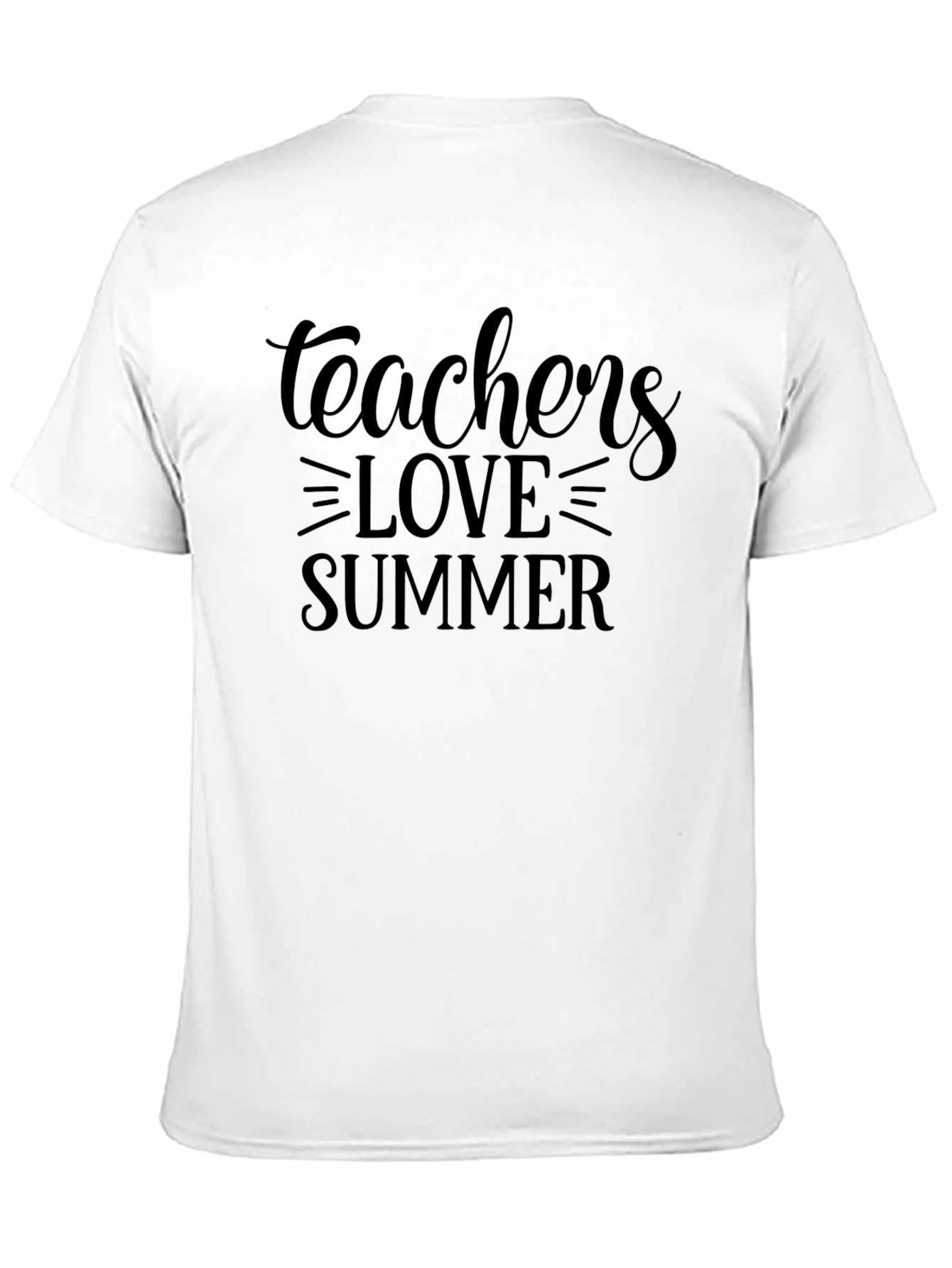 Teachers Love Summer Black T-Shirt