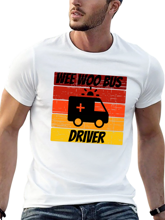 Wee Woo Bus Driver Graphic T-Shirt