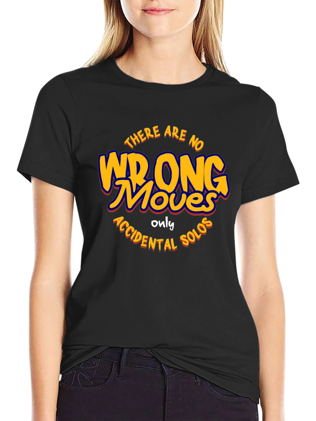 There Are No Wrong Moves Black T-Shirt