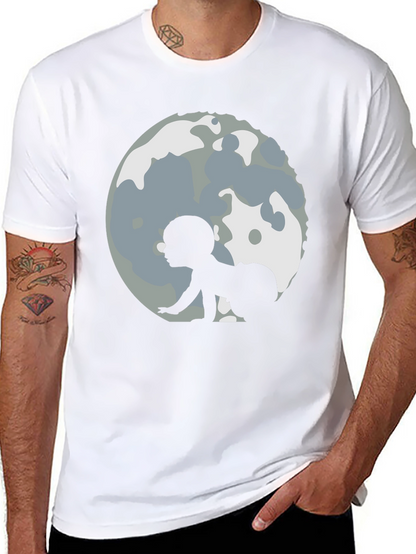 Baby Moon Crawl Black T-Shirt