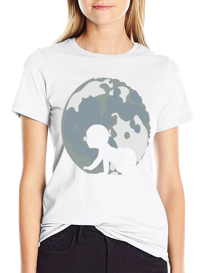 Baby Moon Crawl Black T-Shirt
