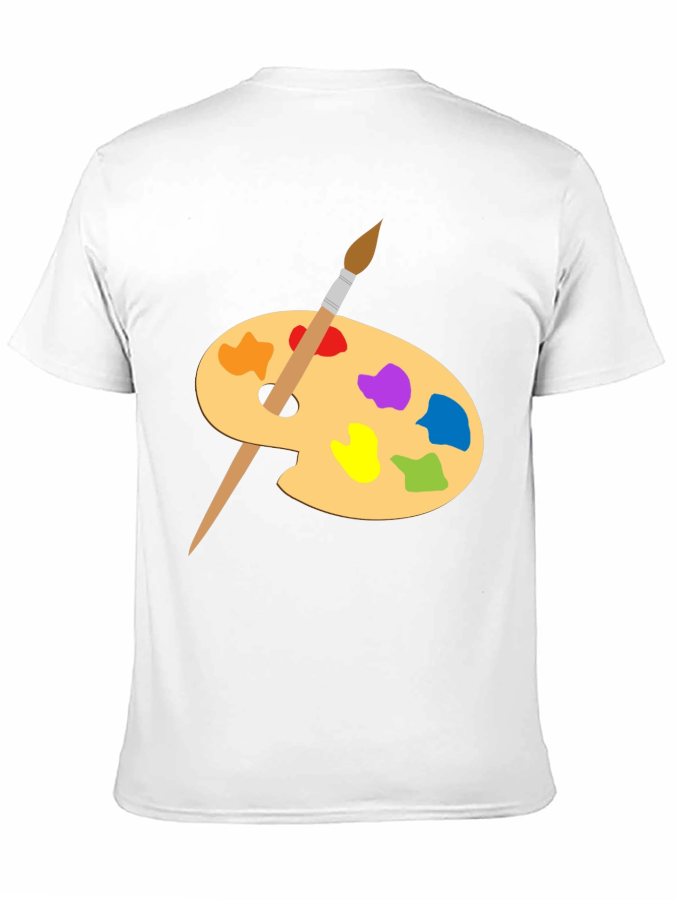 Artist Palette Graphic Tee - Creative Black T-Shirt