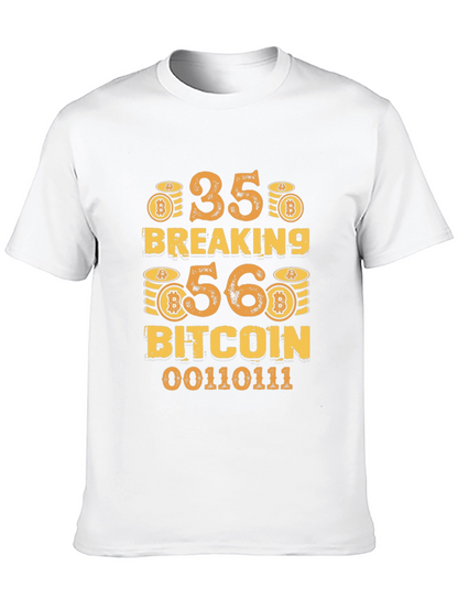 Bitcoin Breaking T-Shirt 35-56 Crypto BTC