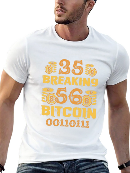 Bitcoin Breaking T-Shirt 35-56 Crypto BTC