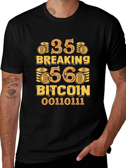 Bitcoin Breaking T-Shirt 35-56 Crypto BTC