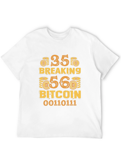 Bitcoin Breaking T-Shirt 35-56 Crypto BTC