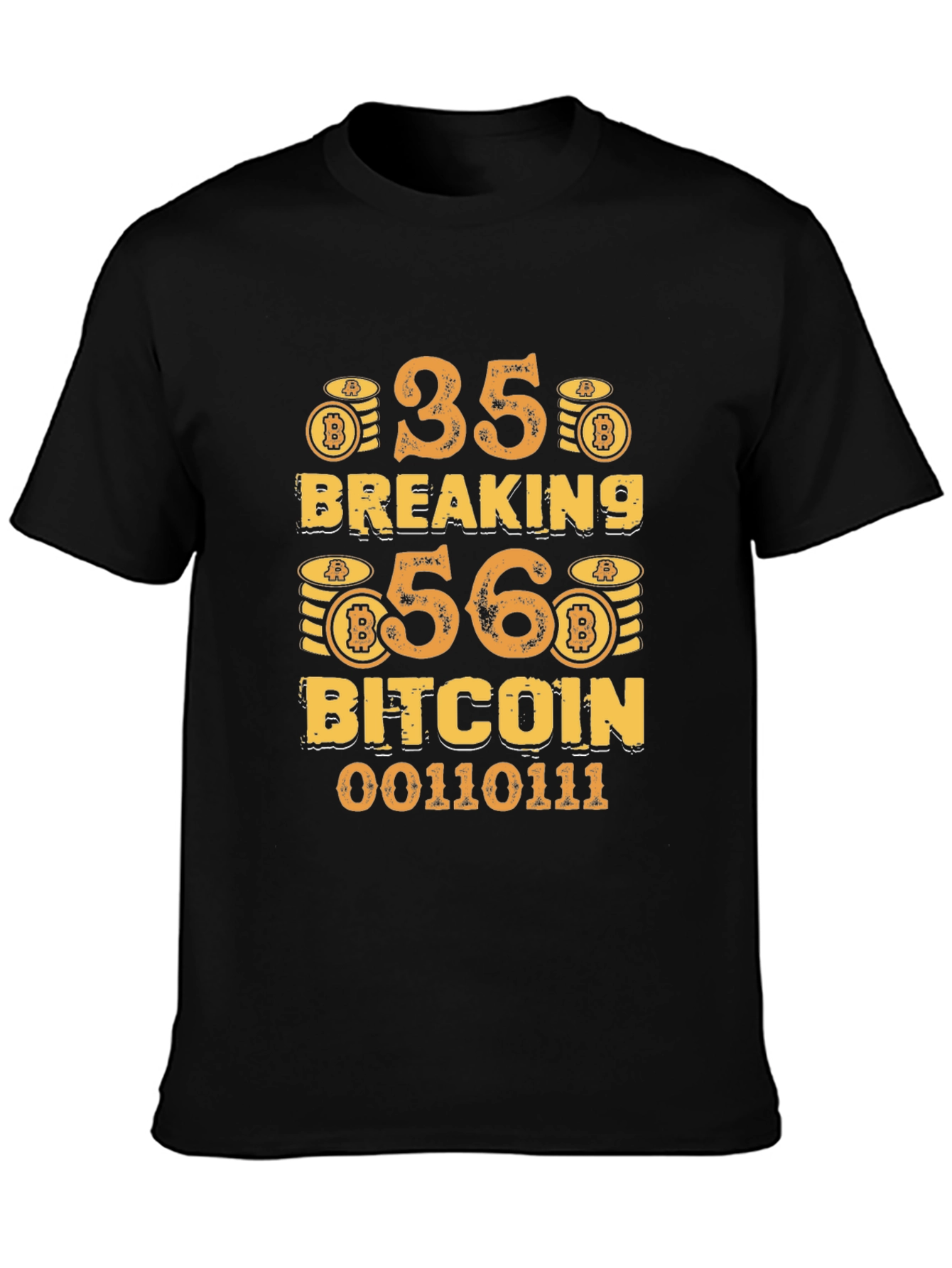 Bitcoin Breaking T-Shirt 35-56 Crypto BTC