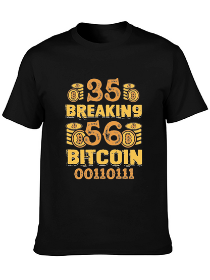 Bitcoin Breaking T-Shirt 35-56 Crypto BTC